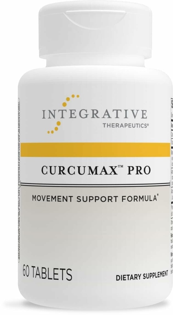 Integrative Therapeutics Curcumax Pro - Suplemento de Movimento Saudável para Homens e Mulheres - Suportes Desconforto Ocasional Associado ao Overuse* - Dairy-Free & Vegan - 60 Comprimidos (30 Servings)