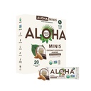 ALOHA Organic Plant Based Protein Bar MINIS □Amêndoa de Chocolate de Coco, 24g Bares Vegan, Baixo Açúcar, Glúten Livre, Paleo, Baixo Carbo, Não-GMO, Stevia Livre, Soy Livre, Sem Álcoois de Açúcar