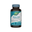 Nature's Way Mega-DHA Premium Fish Oil, Suporta Função de olho e cérebro*, Omega-3, 2.000 Fish Oil mg por 2-Softgel Serving, 60 Softgels (Pacote em Maio Vary)