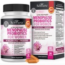 Suplementos de menopausa para as mulheres - 40 bilhões UFC Probióticos de menopausa para as mulheres - Suporte para flashes quentes noite suores Mood swings e equilíbrio - Não-GMO, 30 cápsulas fáceis de lavar, 30 Servings