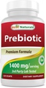 Melhores naturais Prebióticos Fibra XOS (Xylo Oligossacarídeo) 1400mg Servindo 120 Veg Cápsulas