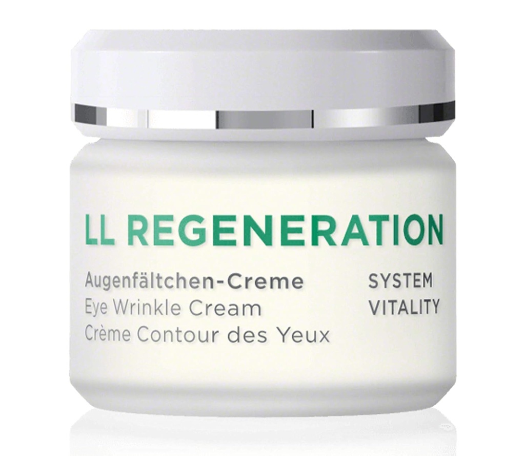 ANNEMARIE BÖRLIND – LL REGENERAÇÃO Creme de rugas nos olhos – Natural Vitamina C + E Anti Envelhecimento Creme nos olhos com LL BIOCOMPLEX para pele suave, mais brilhante e plump com nova elasticidade – 1,1 Oz