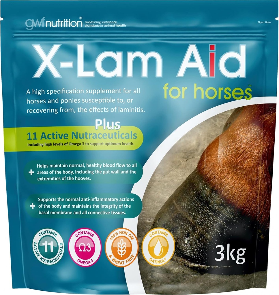 Gor Animais de estimação GWF Nutrição X-lam Ajuda para cavalos Pouch 3 kg