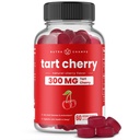 NutraChamps Tart Cherry Gummies - 3000mg Tart Cherry Extract com sementes de aipo - Ácido Urico Cleanse Suplemento - Antioxidante, Conforto Conjunto, Flexibilidade, Saúde Imune, Dormir - 60 Gummies Vegan