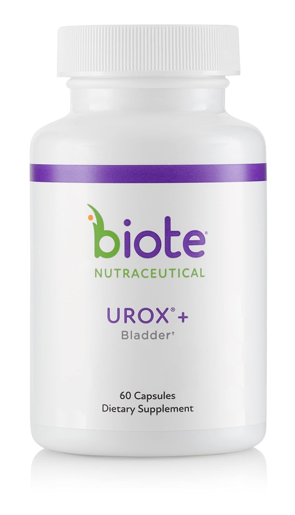 Biote Nutraceuticals - Urox+ - Saúde da bexiga (60 Cápsulas)