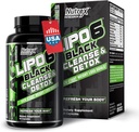 Nutrex Research Lipo-6 Cleanse & Detox para perda de peso e saúde digestiva , 7 dias de rápida atuação Natural Colon Cleanser e Detox para mulheres e homens , reduzir o inchaço, aumentar a energia, fácil digestão