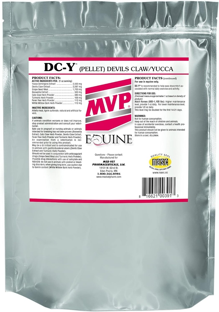 DC-Y (2 lb) Aids em Minimização de Dores e Ternura Associada a Todos os Dias de Atividades em Cavalos...