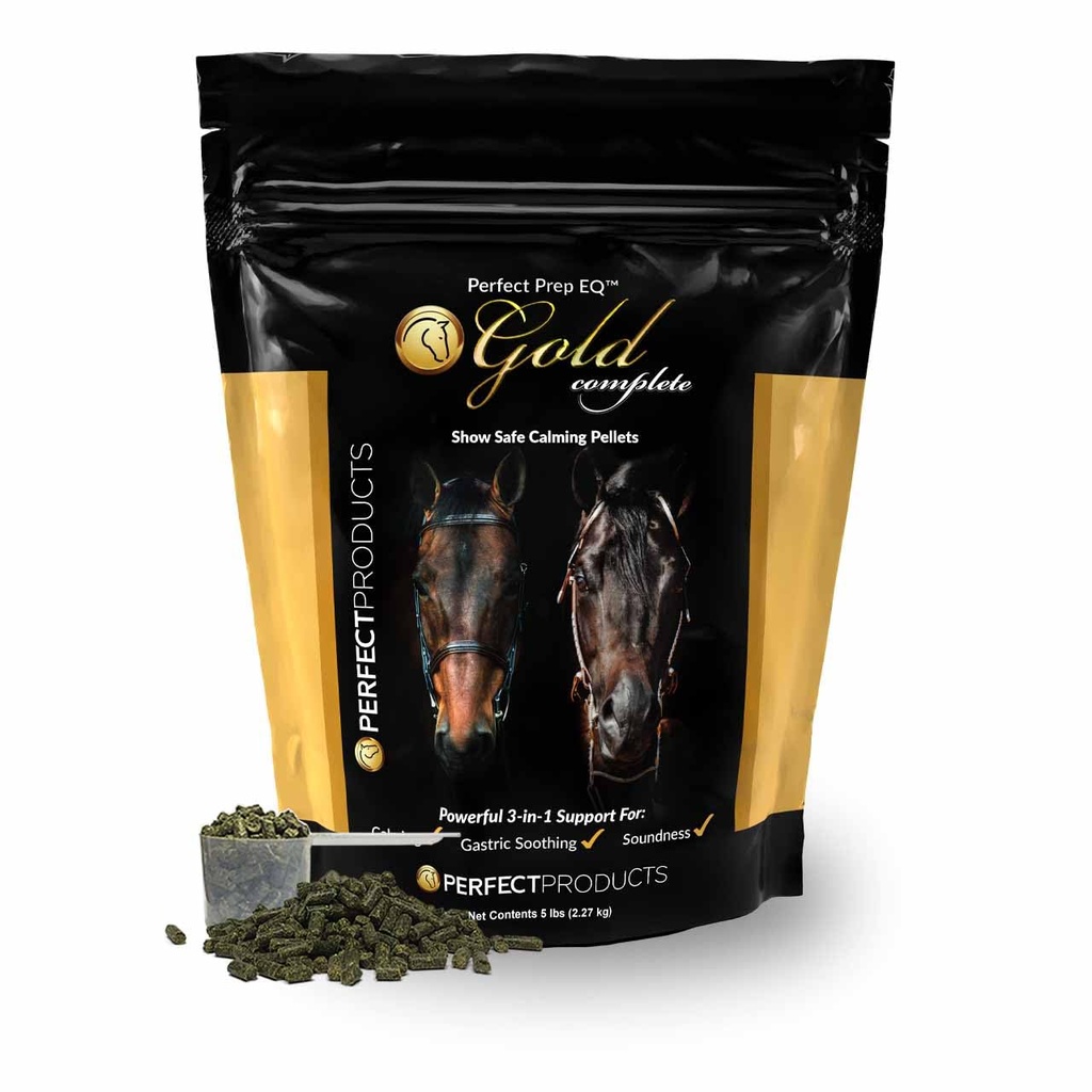 Perfeito Prep EQTM Gold Complete Calming Pellets (5LB)
