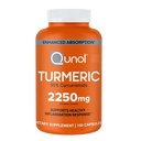 Qunol Curcumina Turmérica com Pimenta Preta, 2250mg Extrato Turmérica com 95% de Curcuminóides, Suplemento Turmérica de Força Extra, Absorção Enhanced, Suplemento de Suporte Conjunto, 150 Cápsulas Vegetarianas