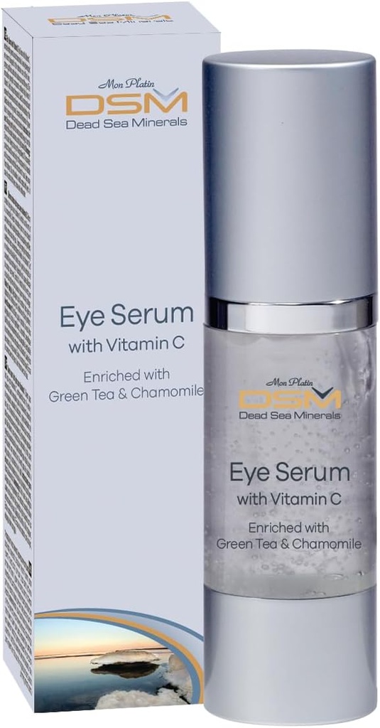 Mon Platin, DSM, Minerais do Mar Morto, Serum Mineral Serum Serum Vitamina C, 1,02fl.oz/30ml