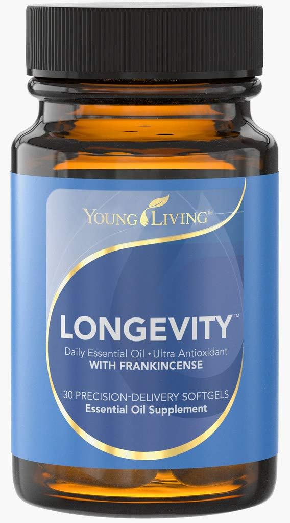 Vida jovem - Longevidade 30 Softgels □ Suplemento de óleo essencial diário □ Propriedades antioxidantes □ Defesa contra radicais livres e suporte para níveis de DHA