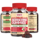 Berberina com goma de canela de Ceilão — sem açúcar, 98% Pura & 10x Absorção — 1200mg Suplemento Berberina Orgânica HCL para Gestão de Peso, Imunidade, Saúde Metabólica e Digestiva (30 dias)