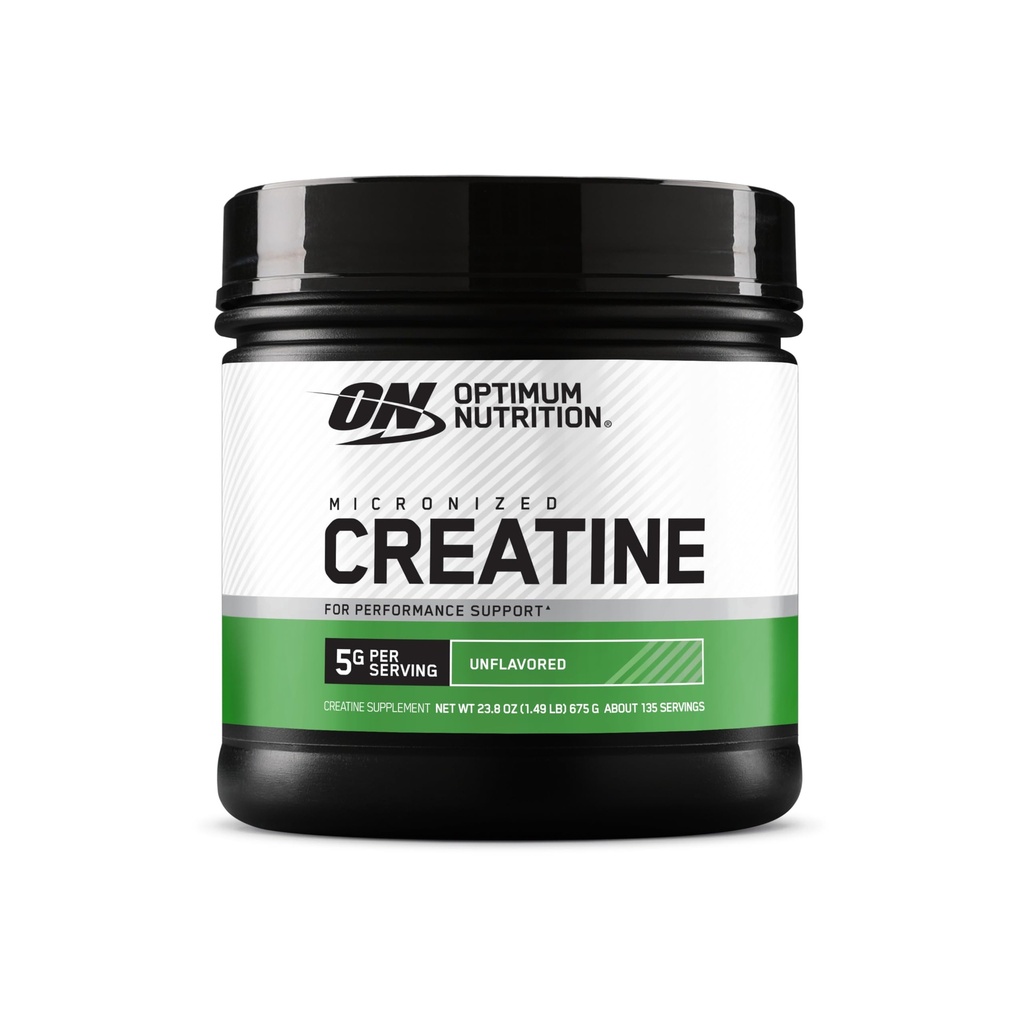 Optimum Nutrition Micronized Creatine Powder, Sem sabor, 135 Servings