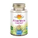 Vida da natureza Aloe Vera Inner Leaf Saúde da pele, suporte digestivo e regularidade Fórmula com funcho Não-GMO & Vegan
