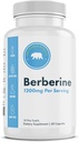 Berberine Suplemento 1200mg – 60 Cápsulas Vegan – Gluten Free, Não-GMO, Dairy Free – Fonte de 30 dias