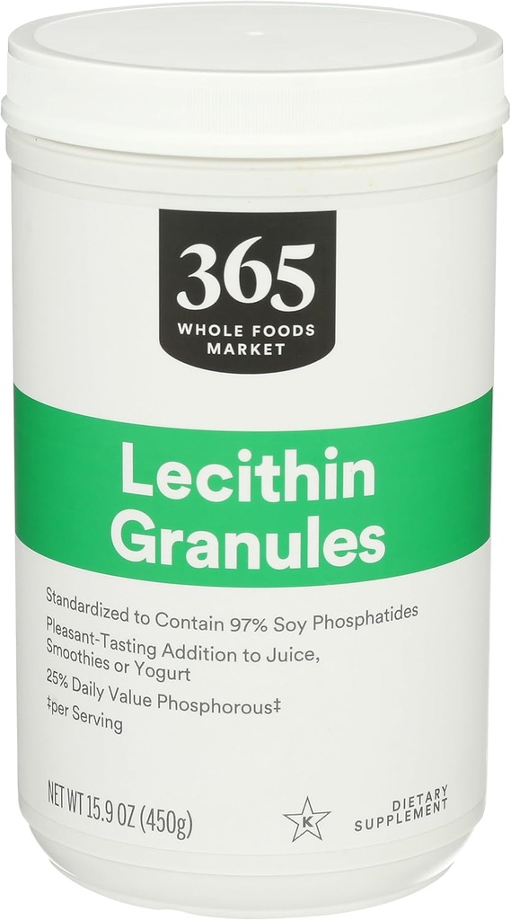 365 por Whole Foods Market, Lecithin Granules, Vegan, 15.9 Ounce