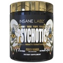 Loucura Labz Psicótico Ouro, Pó pré-treino altamente estimulante, Energia Extrema Durante, Bombas e Endurance com Beta Alanine, DMAE Bitartrato, NO Booster (35 Servings, Mango de pêssego)