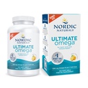 Nórdico Naturals Ultimate Omega, sabor limão - 210 Gels macios - 1280 mg Omega-3 - Óleo de peixe de alta potência com EPA & DHA - Promove a saúde do cérebro e coração - Não-GMO - 105 Servings