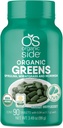 Verdes orgânicos (Spirulina, Wheatgrass & Moringa) 90 Comprimidos - Rico em Vitaminas e Minerais - Super Verdes 1100 mg - Certificado USDA - Não OGM - Vegan