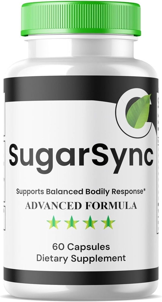 (1 Pack) Sugar Sync Glyco Optimizer Cápsulas, SugarSync Glyco Optimiser, Sugar Sync Joint Optimizer, Sugar Sync Gluco Cleanse Detox Formula, SugarSync Glycol Reviews (60 Cápsulas)