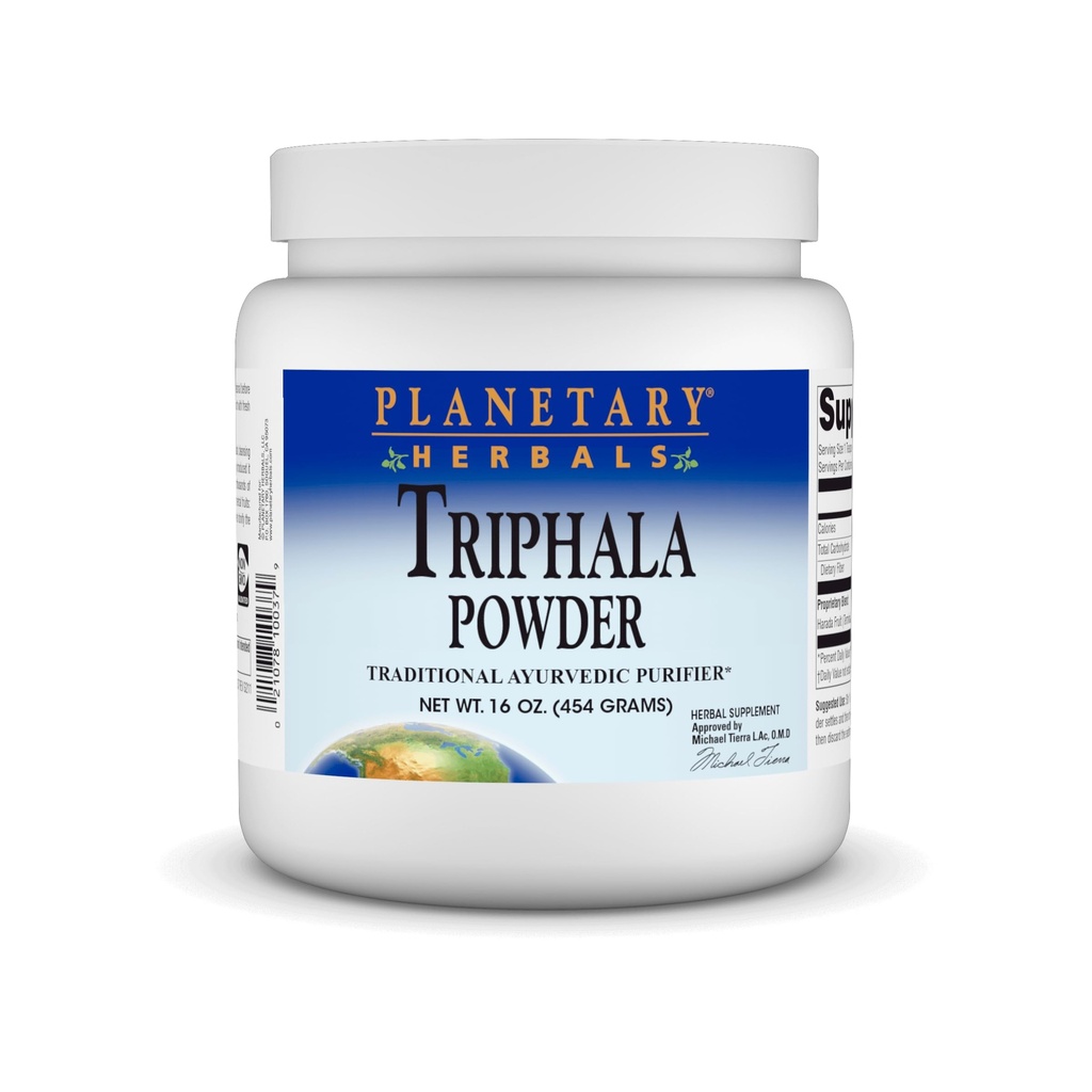 Herbais Planetários: Triphala 16 onças. Pó