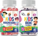 Chicletes de ferro SAM Sunny para crianças e chicletes de magnésio para crianças e adultos - 100mg - Calm Magnesium Chews