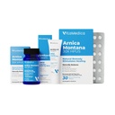 VitaMedica Arnica & Vitamina K Cream + Arnica Montana 30X (Bottle & Blister Pack) Bundle para contusões, inchações, inflamação e alívio da dor