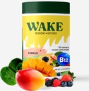 Wake Antioxidant Super Verdes, Melhor Superalimento em pó natural, espirulina e chlorela, Vitamina B12, Bebida Vegan não-GMO, Suco e mistura de smoothie, Enzimas, Probióticos, Acai Berry & Camu Camu