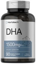 Horbaach DHA Supplement 1500mg .90 Softgels . EPA, Omega 3, DHA .