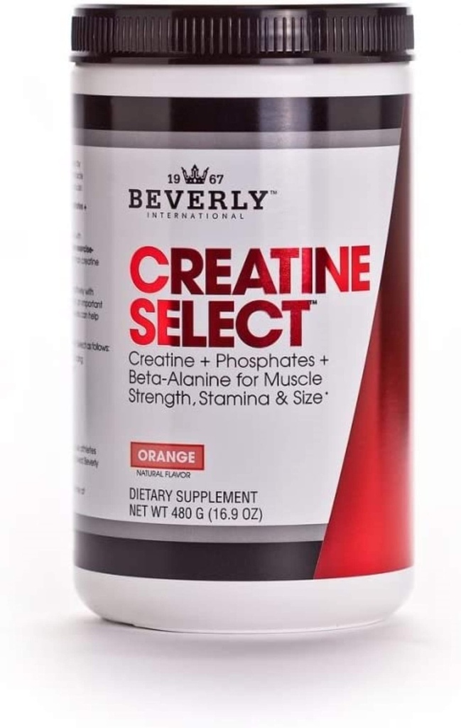 Beverly International Creatine Select com Phosphates, 40 Servings. Fórmula mono-hidratada de Creatina com falha. Aumentar o tamanho do músculo, força, resistência e recuperação. para homens e mulheres. Sabe a Tango