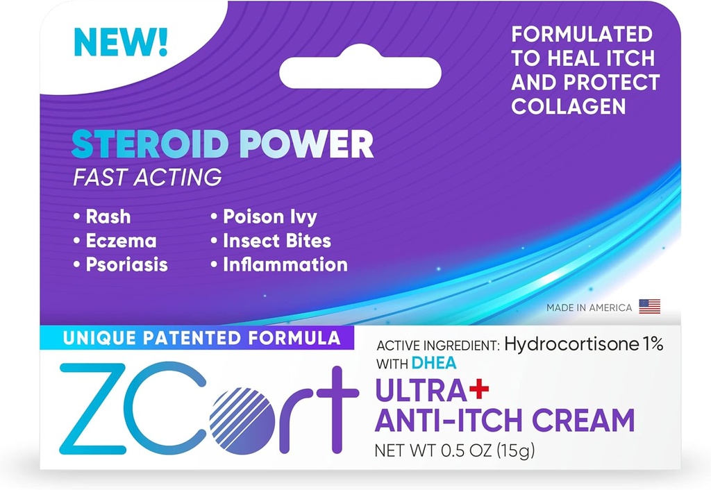 Ultra+ Creme Anti-Itch patenteado com DHEA