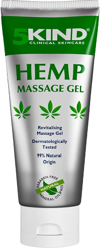 5kind cânhamo Active Gel 3.4 fl oz- creme de cânhamo de força máxima - Natural alivio alivio gel conjunto - Esfregue muscular para as costas inferiores, articulações, pescoço, joelhos e ombros - creme de cânhamo de força máxima