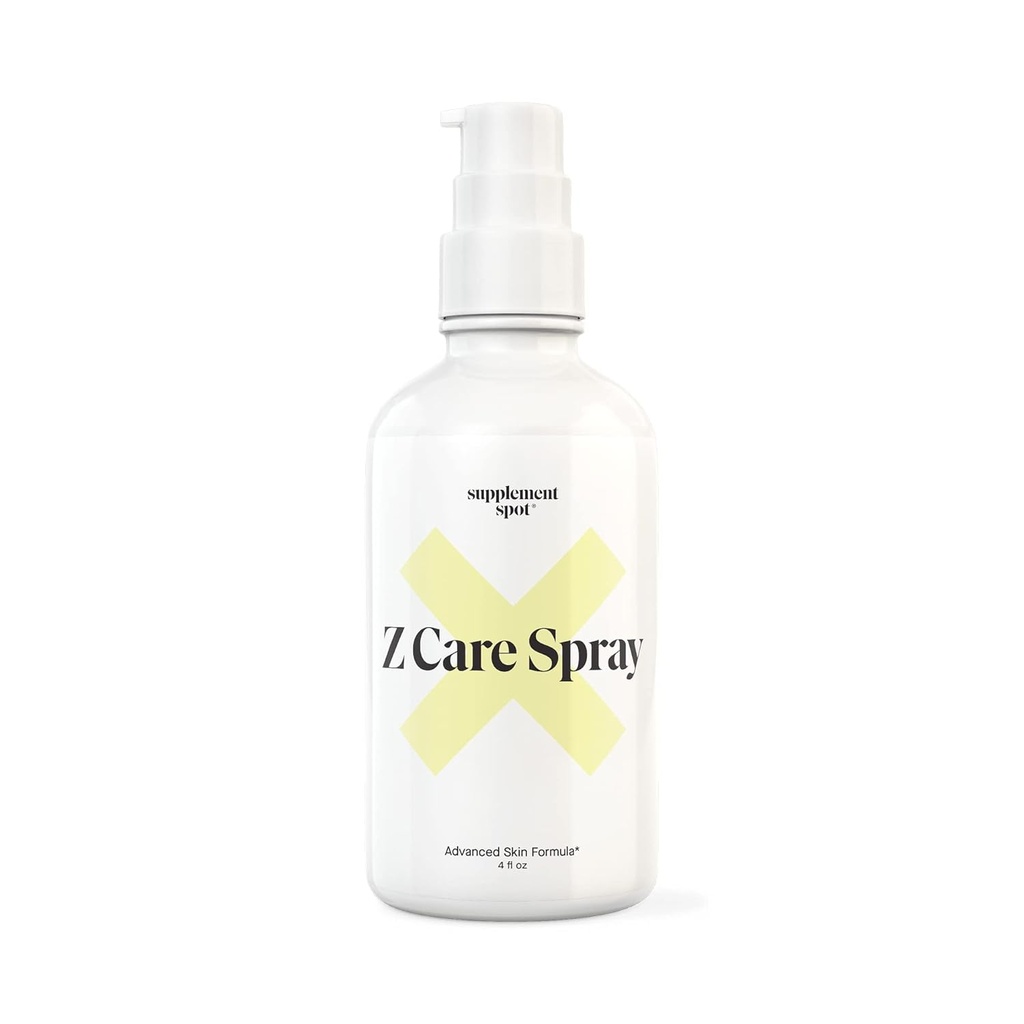 Z Care Anti Itch Spray com Zinco - Moisturizer Condições temporárias para a pele Produzido por cortes, arranhões, queimaduras, hera venenosa e picadas de insetos, 4 onças