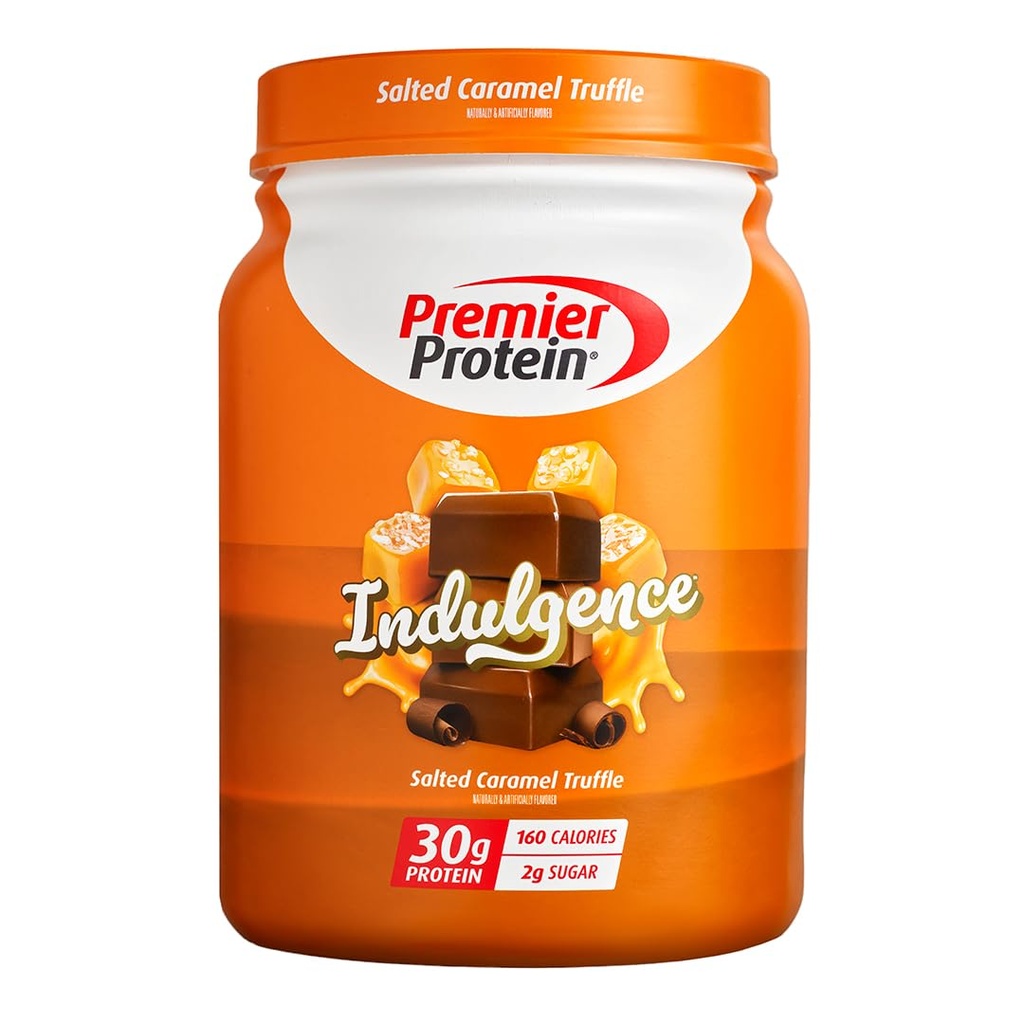 Primeiro Protein Indulgence Protein Powder, Truffle de caramelo salgado, 30g Protein, 3g Sugar, Gluten Free (17 Servings)