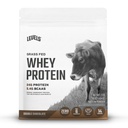 Níveis Grass Fed Whey Protein Powder, Sem artificiais, 24G de proteína, Chocolate duplo, 1LB
