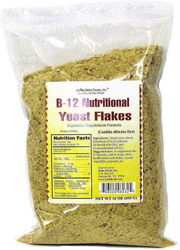 B-12 Flocos de Levedura Nutricional (Suplemento vegetariano)
