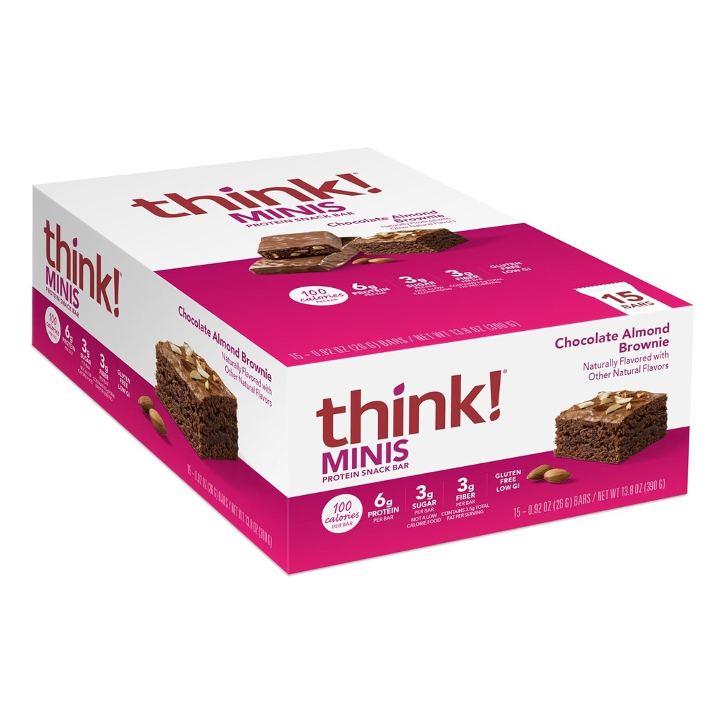 Pensa! Minis, Chocolate Brownie Amêndoa, 15 anos