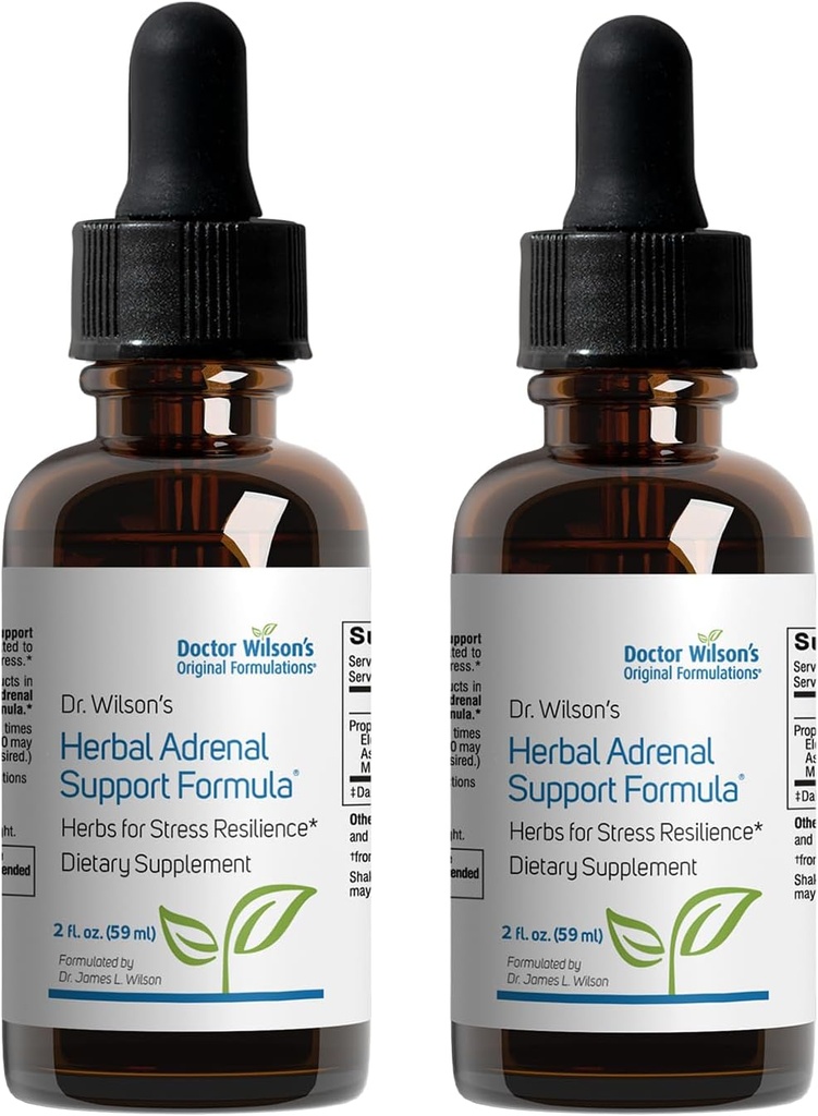Fórmulas originais do Dr. Wilson 2-Pack Herbal Adrenal Support Fórmula 2