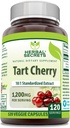Herbal Secrets Tart Cherry 10:1 Suplemento de Extrato Normalizado 1.200 Mg Por Serviço 120 Cápsulas Veggie Não-OGM Sem Glúten □ Made in USA (1 Pack, 120 Count)
