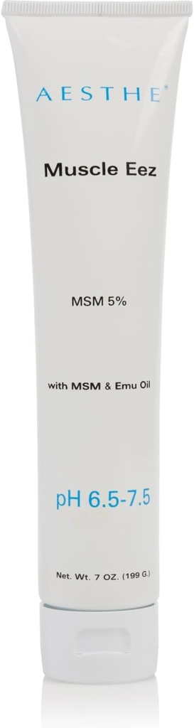 Esthe Muscle EEZ Joint & Muscle Recovery Gel - Gel calmante com 5% HSH & Emu Oil for Wellness - Fórmula Botânica Natural com Aloe Vera - Gel Terapêutico para Músculos, Articulações, Strains - 7 onças