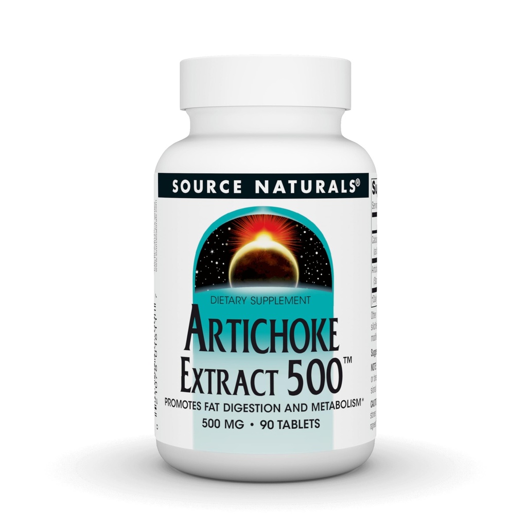 Fonte Naturals Alcachofra Extract 500mg, 90 Comprimidos