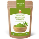 SPICY ORGANIC Neem Powder – 16 oz. - Certified USDA Organic -Non-GMO - Fresh Dried Neem Leaves Powder for Healthy Hair and Skin - Azadirachta Indica Ayurvedic Herb for Global Wellbeing