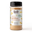 Alimentos Vivos Nacho Cheesy Bondade Nutricional Levedo, 6 onças Shaker Jar / Não-Fortificado, Vegan queijo em pó temperamento