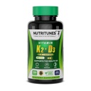 Vitamina D3 K2–5000 UI D3 & 100 mcg K2 MK-7 – Suporta Saúde Óssea, Cardíaca e Imune – K2 D3 Suplemento Vitamina – 120 Softgels, Fornecimento de 4 meses