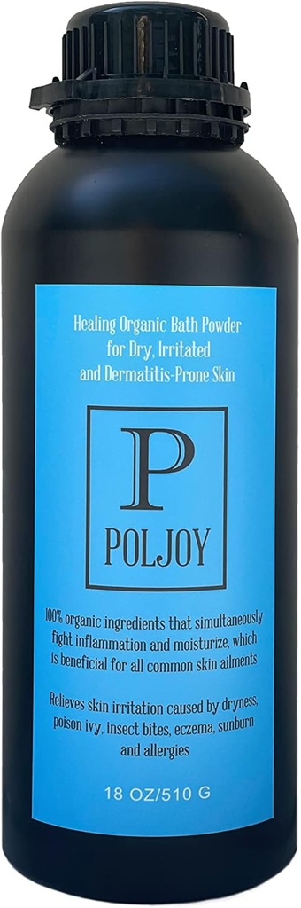 Pó de banho orgânico para Dermatite Sensível Irritada Seco Pele Prone Adultos & Crianças Eczema amigável Tratamento