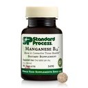 Processo padrão Manganês B12 - Suporta Saúde do Tecido Ósseo e Conectivo - Suporte de Formação de Hemoglobina - Gluten-Free, Não-Lacticínio e Não-Soy - 90 Comprimidos (90 Servões)