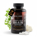 BUCKLEBURY Cérebro e Suplementos de Memória com Bacopa & Alpha GPC - Nootropic Brain Cápsulas para Apoio Cognitivo, Foco & Claridade Mental - Memória e Pílulas Focais para Mulheres & Homens - Vegan 60 Cápsulas