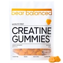 Gummies Creatina Balanceada Urso para Homens e Mulheres - Creapure® Creatina Monohidrato, L-Teanina, L-Tirosina & B12 para o crescimento muscular, Força, Foco, Energia e Saúde - Baixa Caloria, Livre de Açúcar, & Vegan