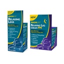MagniLife Relaxante Pernas 125 Contar rápida Dissolver Comprimidos Relaxante Creme Perna PM 4 onças Jar Pernas Inquietas