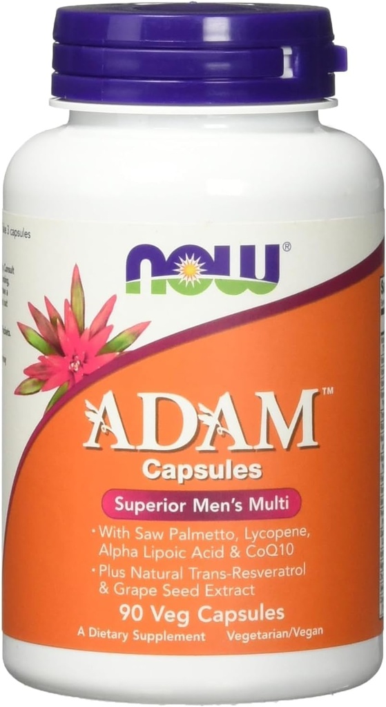 Agora Alimentos ADAM Superior Mens Múltipla Vitamina 90 vcaps